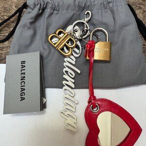 BALENCIAGA Paloma Bag Charm/Keychain: LIKE NEW